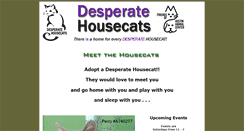 Desktop Screenshot of desperatehousecats.info