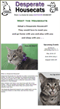 Mobile Screenshot of desperatehousecats.info